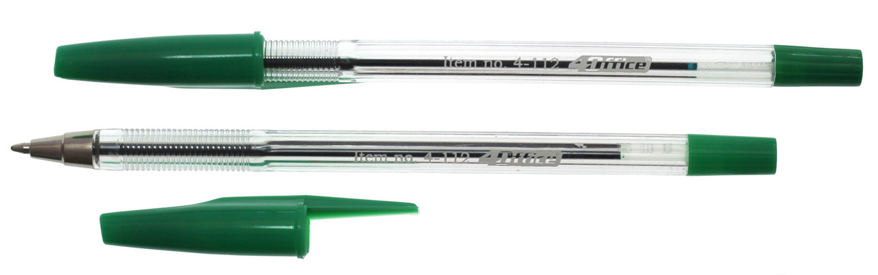 Ручка кулькова 4OFFICE (4-112), чорнила зелені